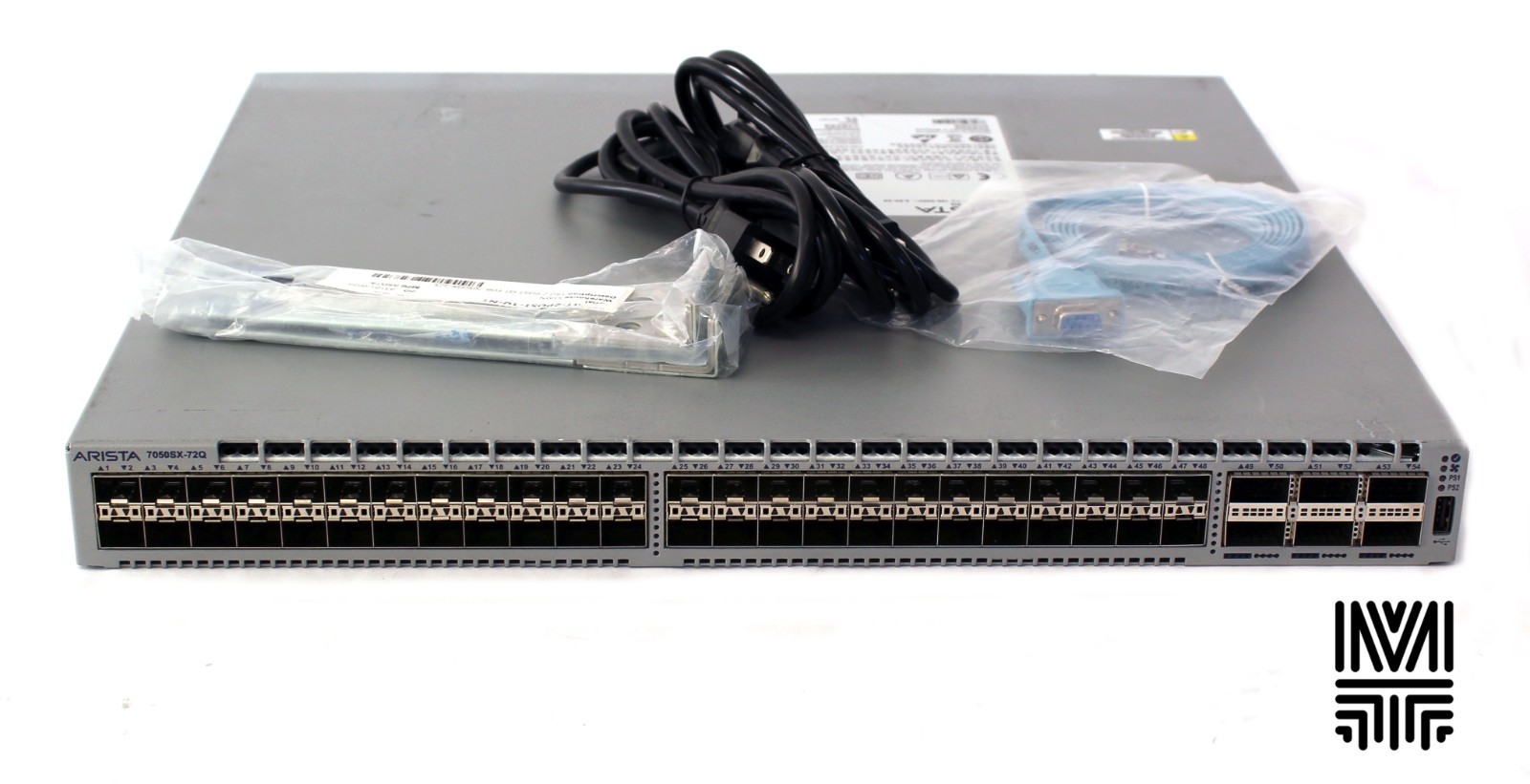 Arista DCS-7050SX-72Q-R 48xSFP+ & 6x40GbE QSFP+ switch, Rear-to-Front