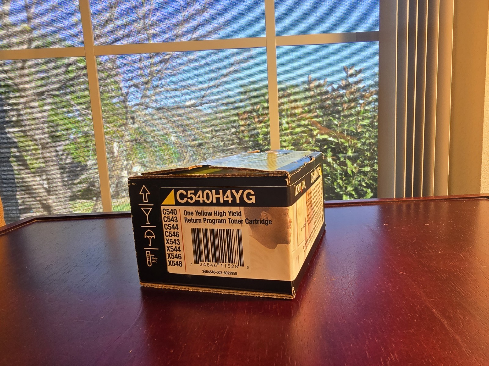 C540H4YG LEXMARK Genuine Yellow Toner Cartridge C540 C543 C544 C546 X544  X548