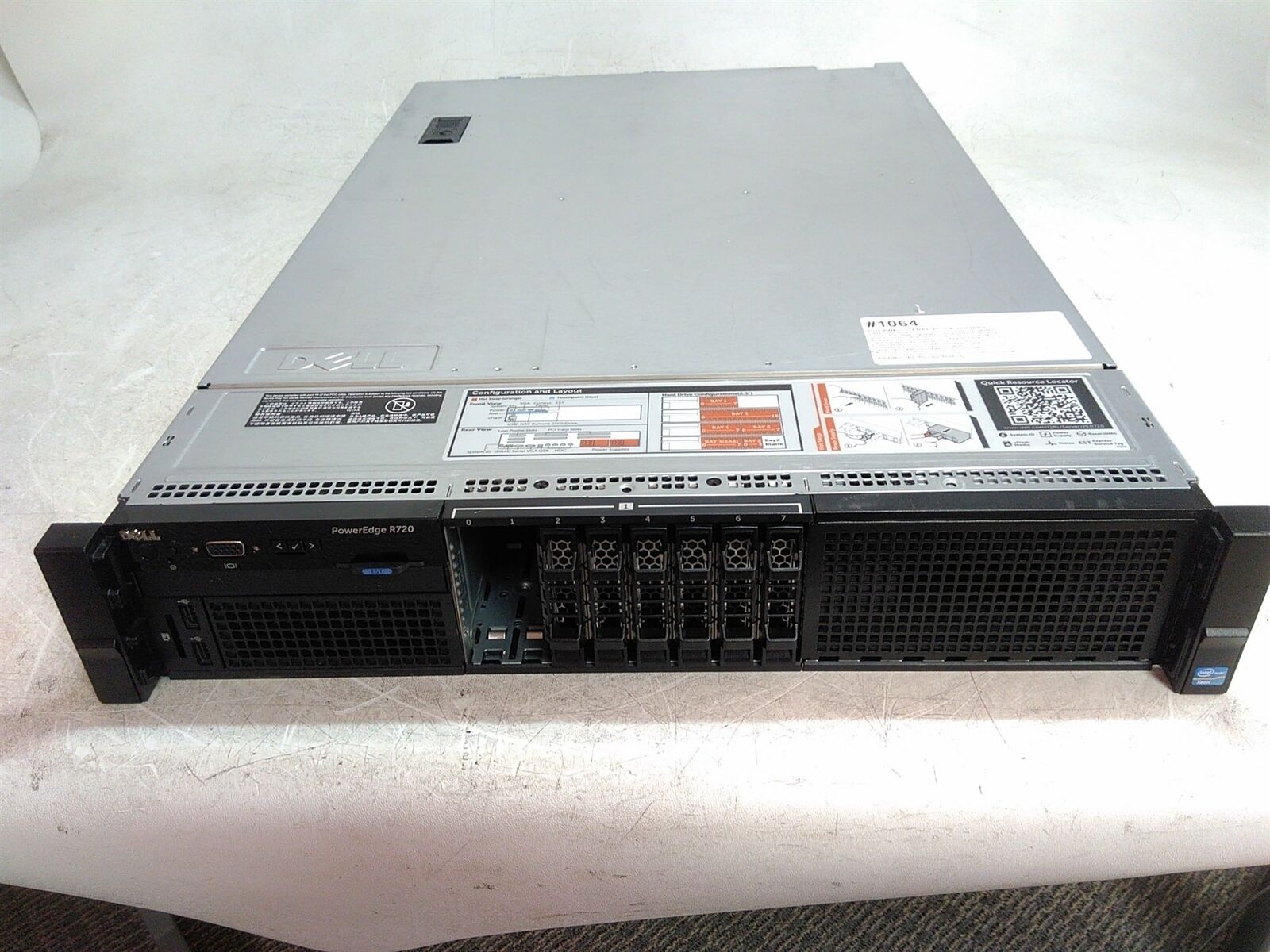 Dell PowerEdge R720 Server 2x E5-2670 v2 2.5GHz 20-Core 128GB H710p Mini 8x 2.5