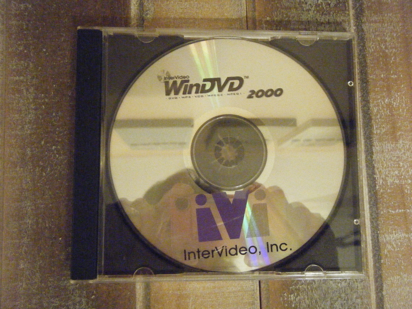 intervideo, inc windvd 2000 dell CD software