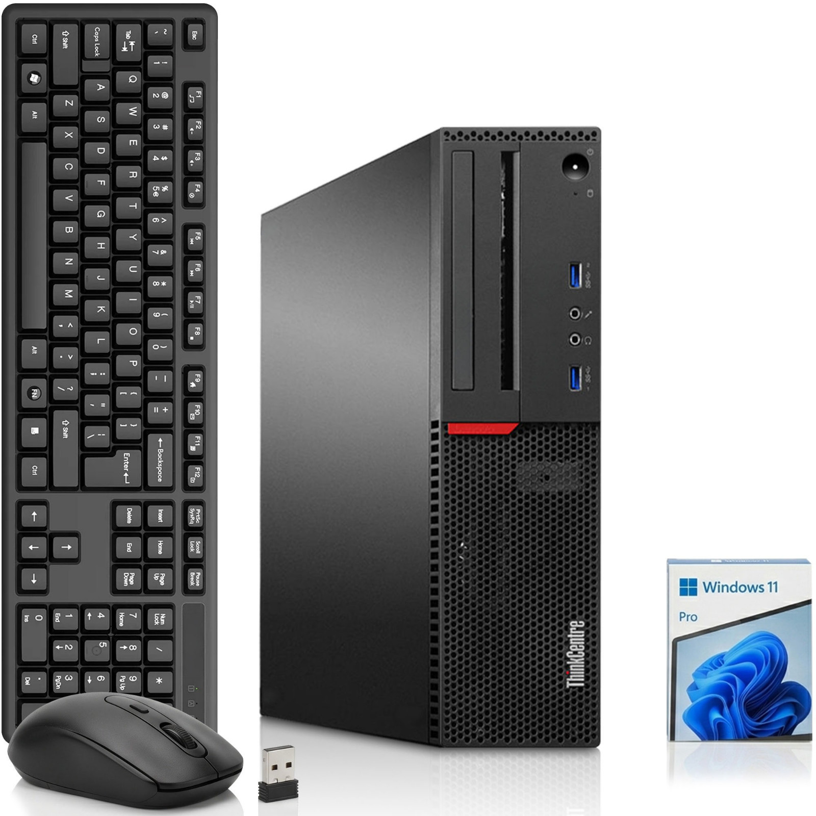 Lenovo M700 Desktop PC Intel i5-6th 32GB RAM 1TB SSD 1TB HDD WiFi Windows 11 Pro
