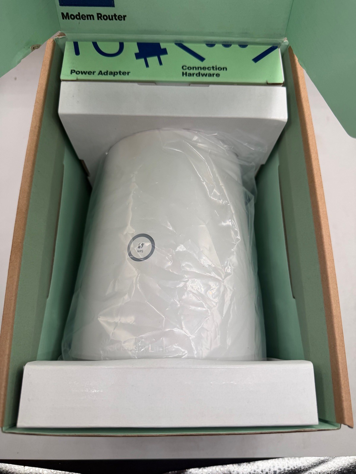 CenturyLink C4000XG WiFi 6 Fiber Modem Router Gateway Open Box w/ Adapter