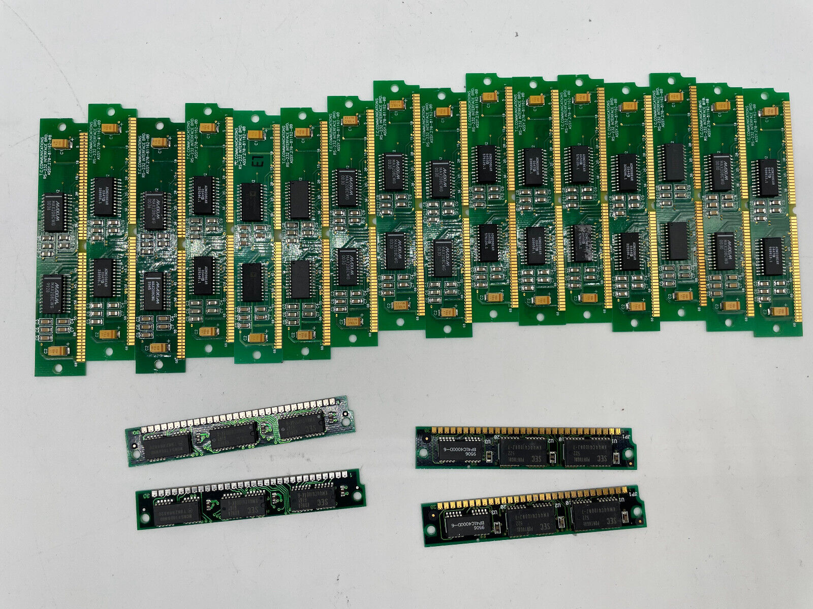 Lot of 20 pcs – RS-232 Interface 270-81162-0B & KM44C4100AJ-7 Module