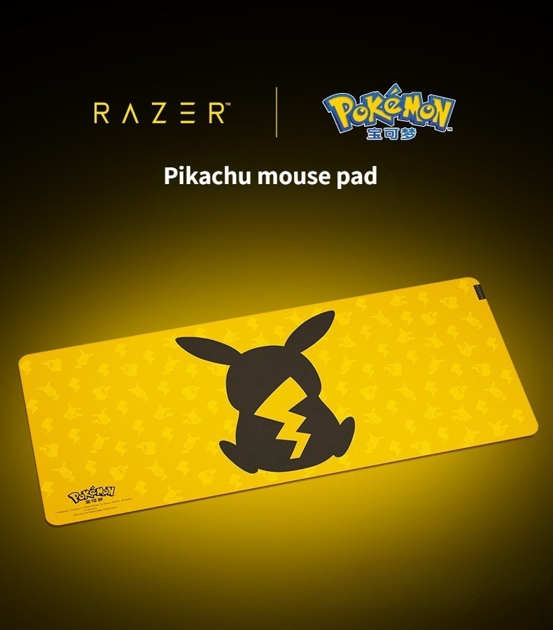 Razer x Pokémon Pikachu Goliathus V3 Gaming Mouse Pad  XXL Limited Edition