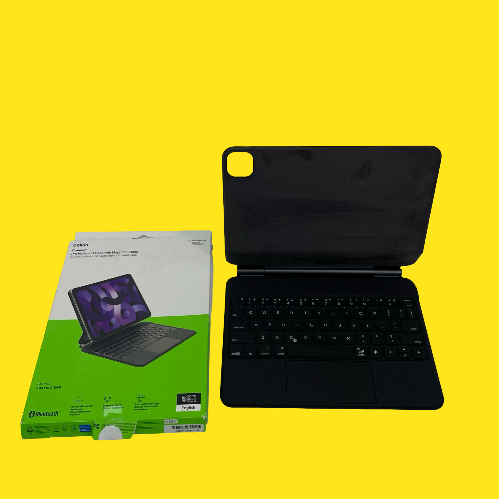 Belkin Pro Keyboard Case w/Magnetic Stand Keyboard iPad Pro 11' M4/M5 Black #888