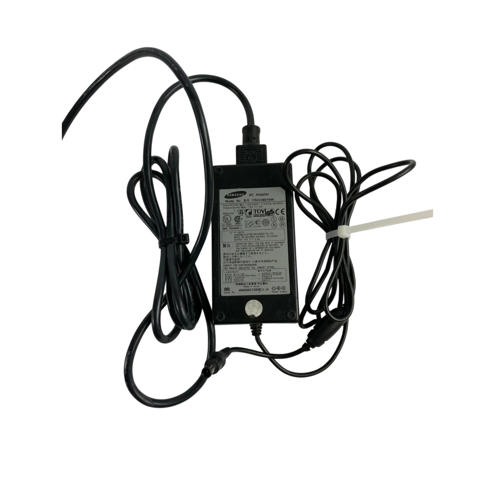 Genuine Samsung Ac Adapter PSCV360104A Output 12 V 3 A Power Supply Adapter A82