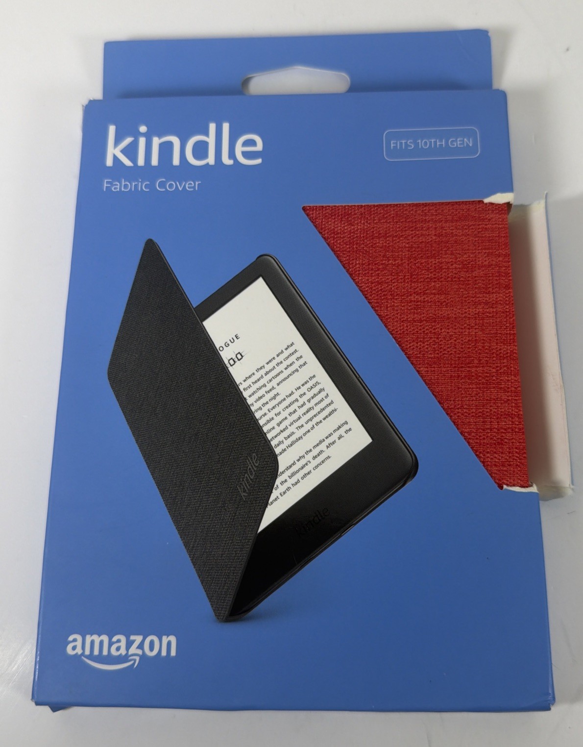 Amazon Kindle Red Fabric Cover For 10th Gen Kindles - Open Box
