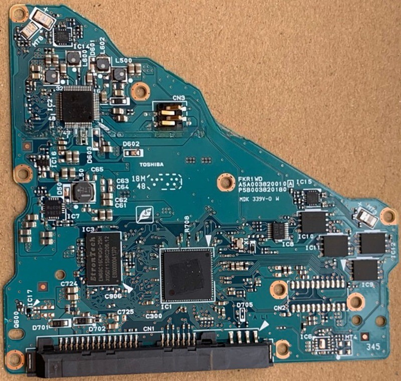 Board number: G3820A HDD PCB hard disk board For Toshiba HDD.