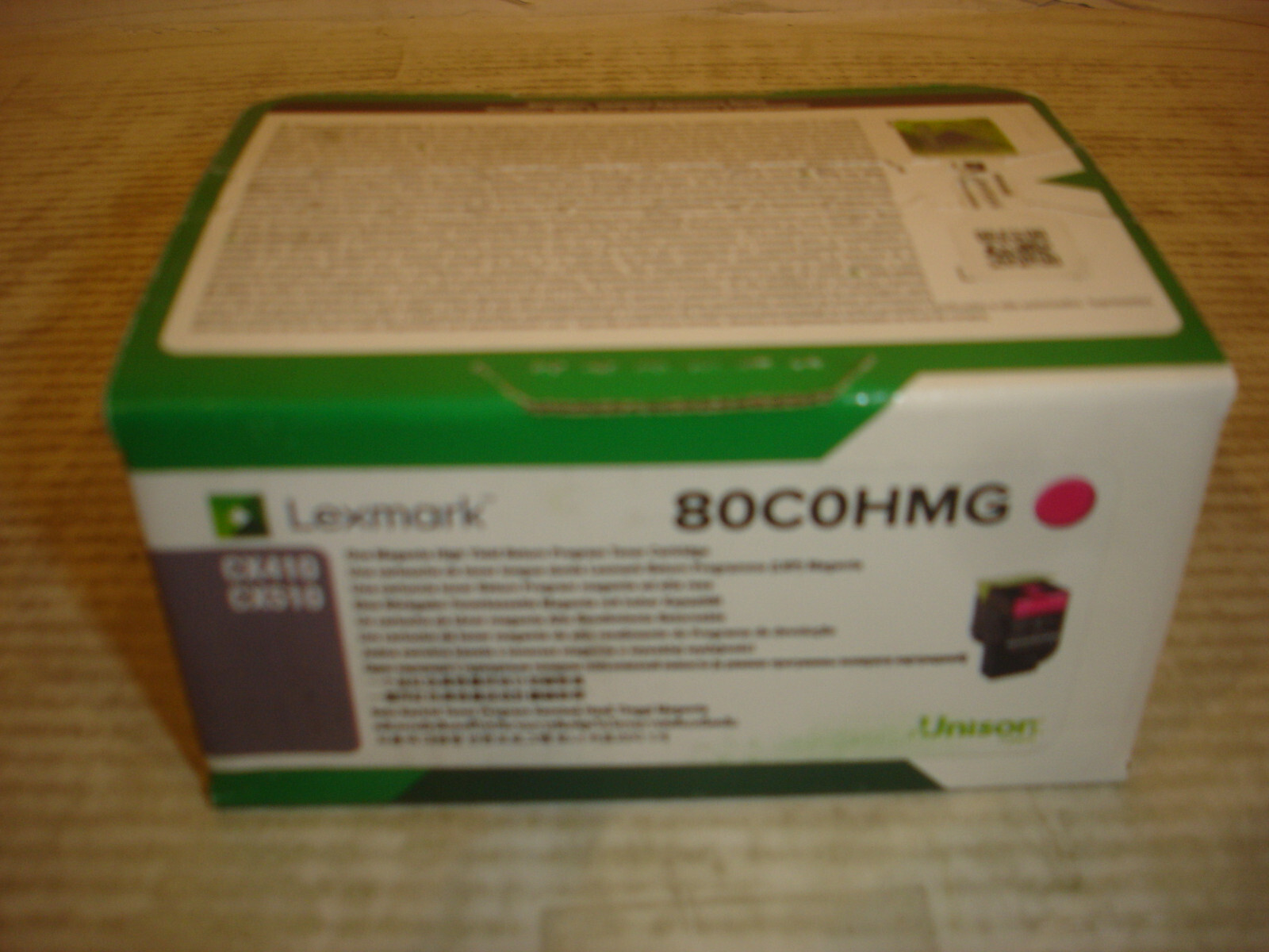 Lexmark CX410/CX51 Magenta High Yld Ret. Program Toner Cartridge 80C0HMG,80C1HM0