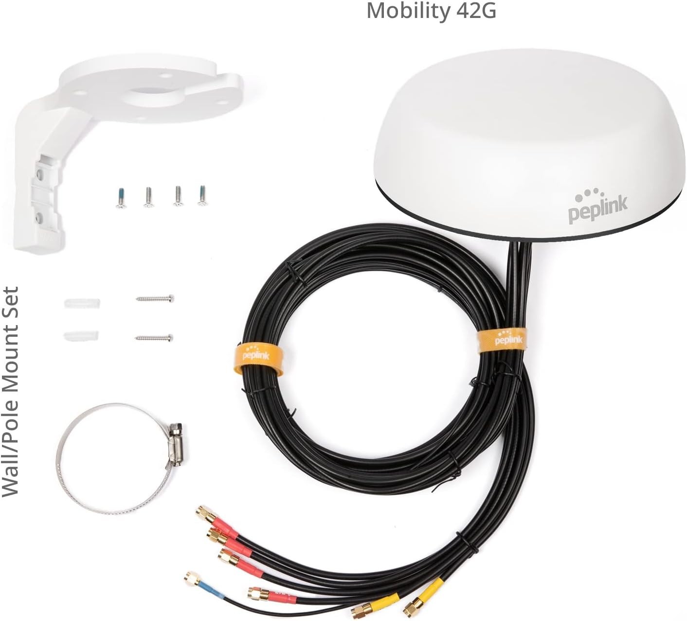 Peplink Pepwave Mobility 42G 7-in-1 5G LTE WiFi GPS 4x4 MIMO SMA Antenna