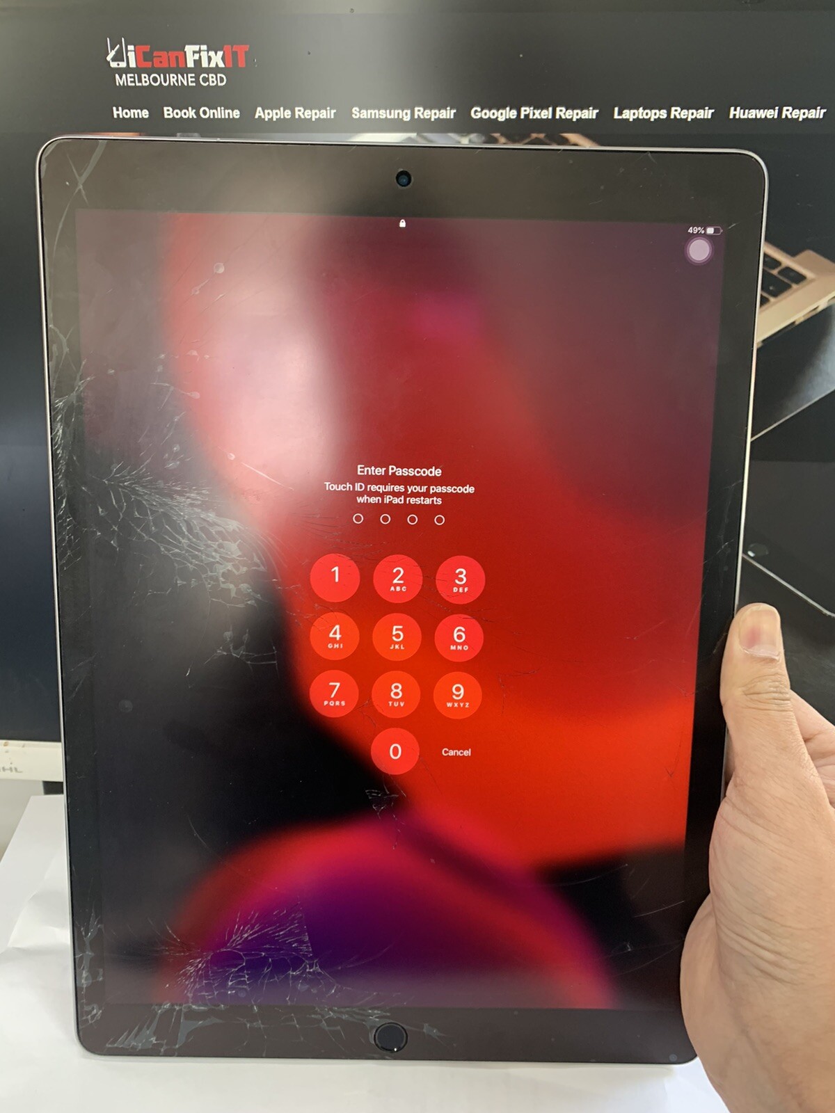 iPad Air 2 Screen Repair Glass Replacement - LCD Must Work - Fix By Mail-in