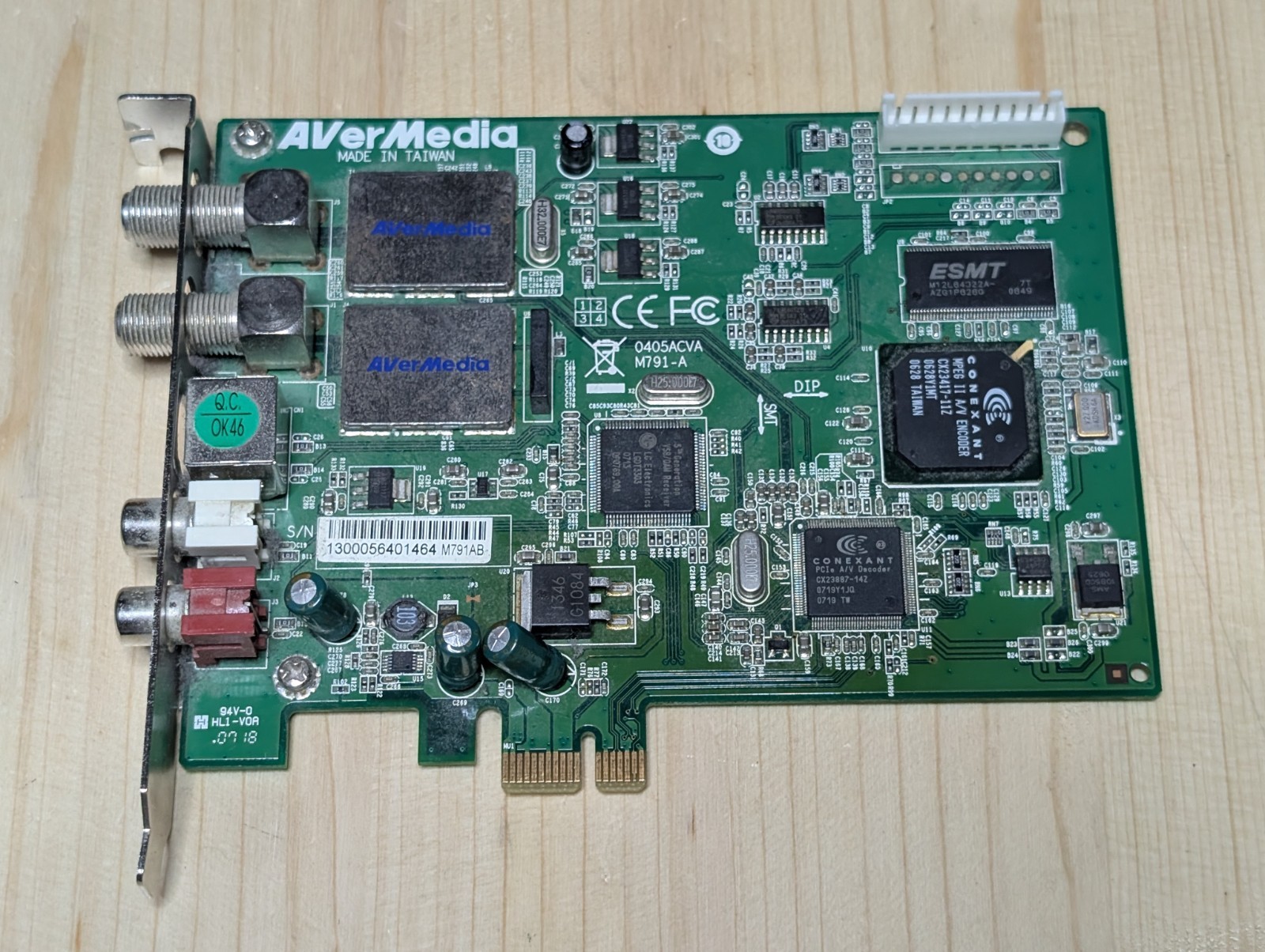 Aver Media ATSC TV Tuner Card PCI-Express 0405ACVA M791-A M791AB
