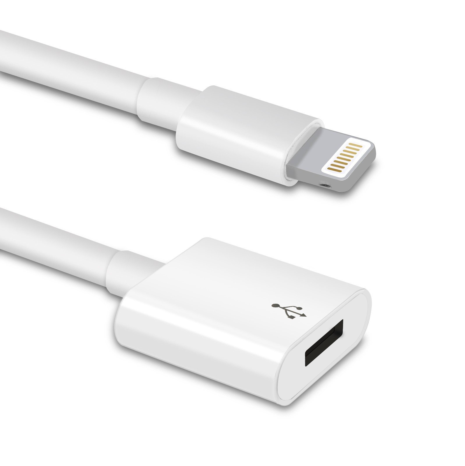 TechMatte Apple Pencil Flexible Charging Adapter for iPad Pro (Cable - 3 Feet)