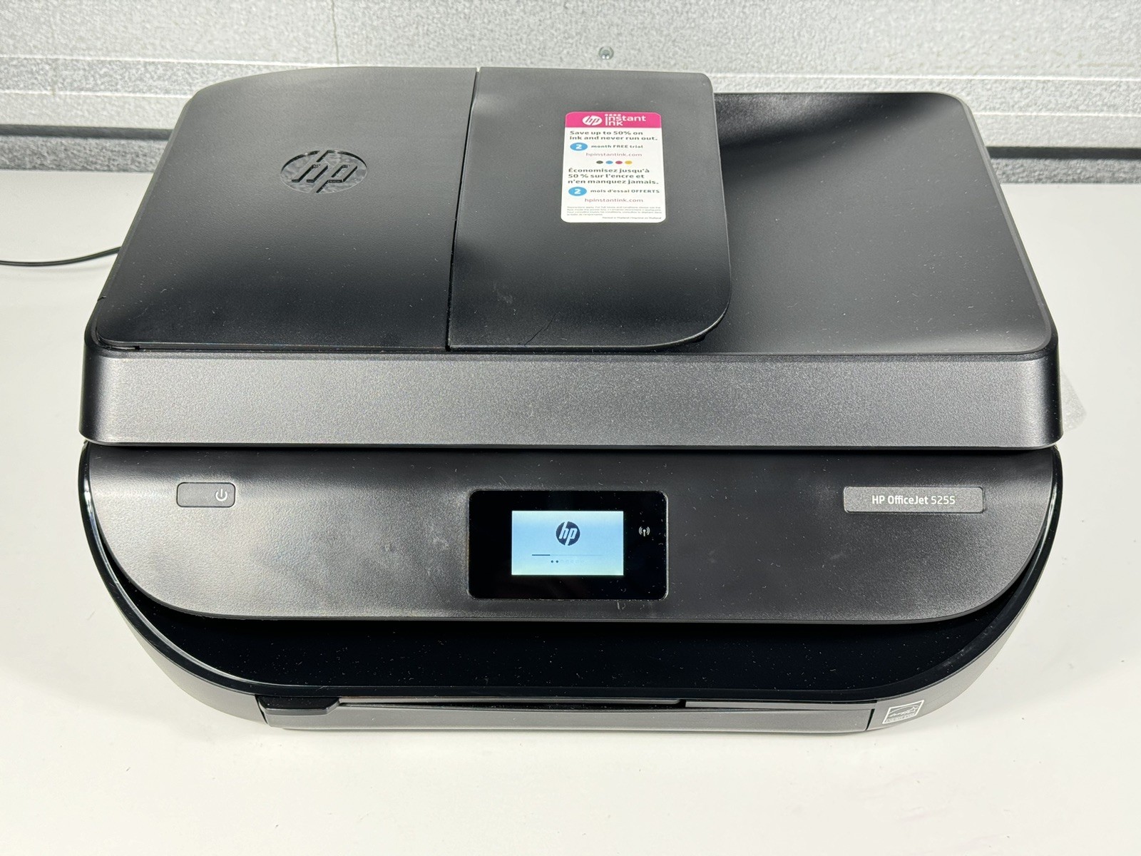 HP OfficeJet 5255 All-in-One Printer Scanner Wireless Tested & Functional