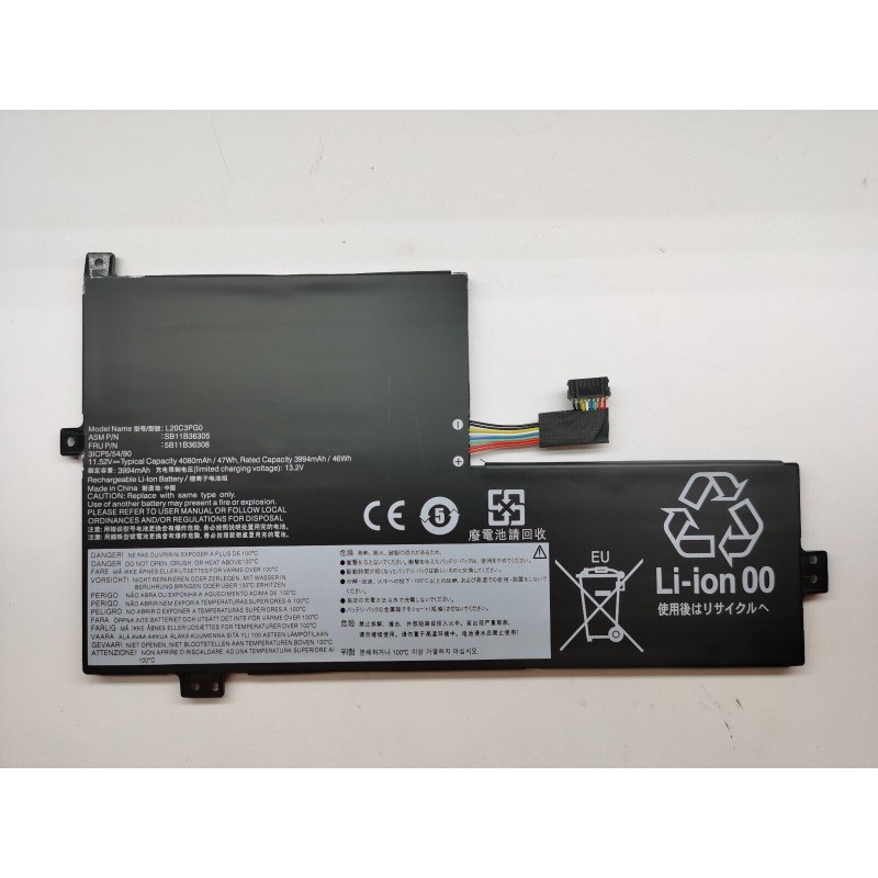 New L20C3PG0 L20D3PG0 L20L3PG0 L20M3PG0 Battery for Laptop 47Wh 11.52V
