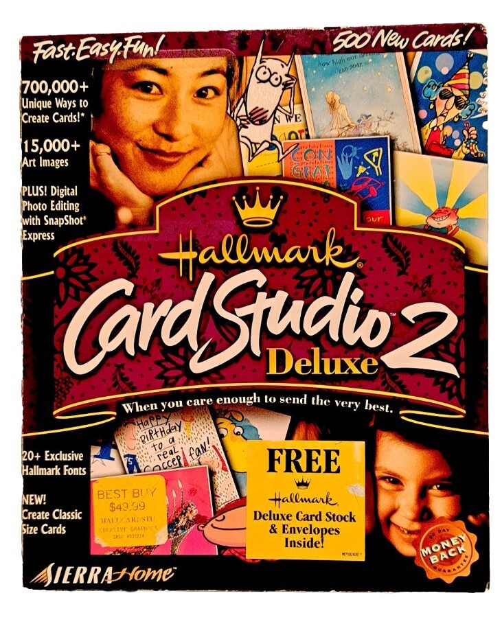 Hallmark Holiday PC Card Studio w/CD - Create & Customize own Cards & More