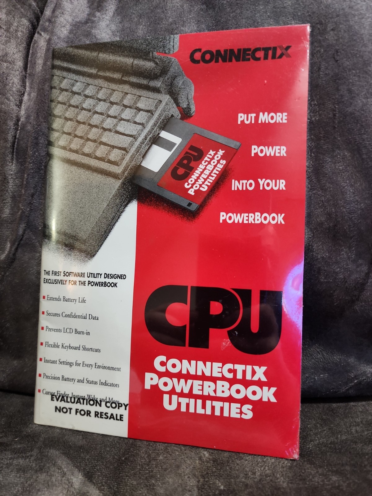 Vintage Connectix PowerBook Utilities Apple Macintosh RARE - Evaluation Copy NEW