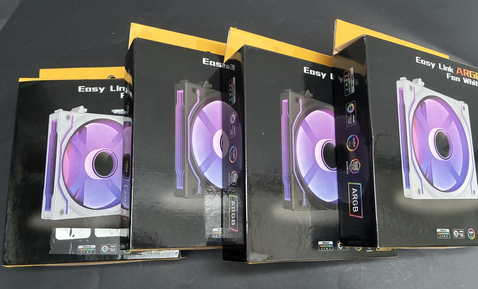 4 X RGB Cooling Fan for Gaming PC Computer Case -NEW