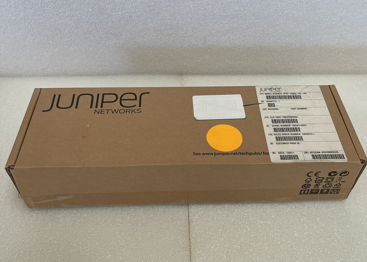 *NOB* Juniper JPSU-650W-DC-AFI 650W DC Power Supply EX4550 / QFX3500 / QFX5100