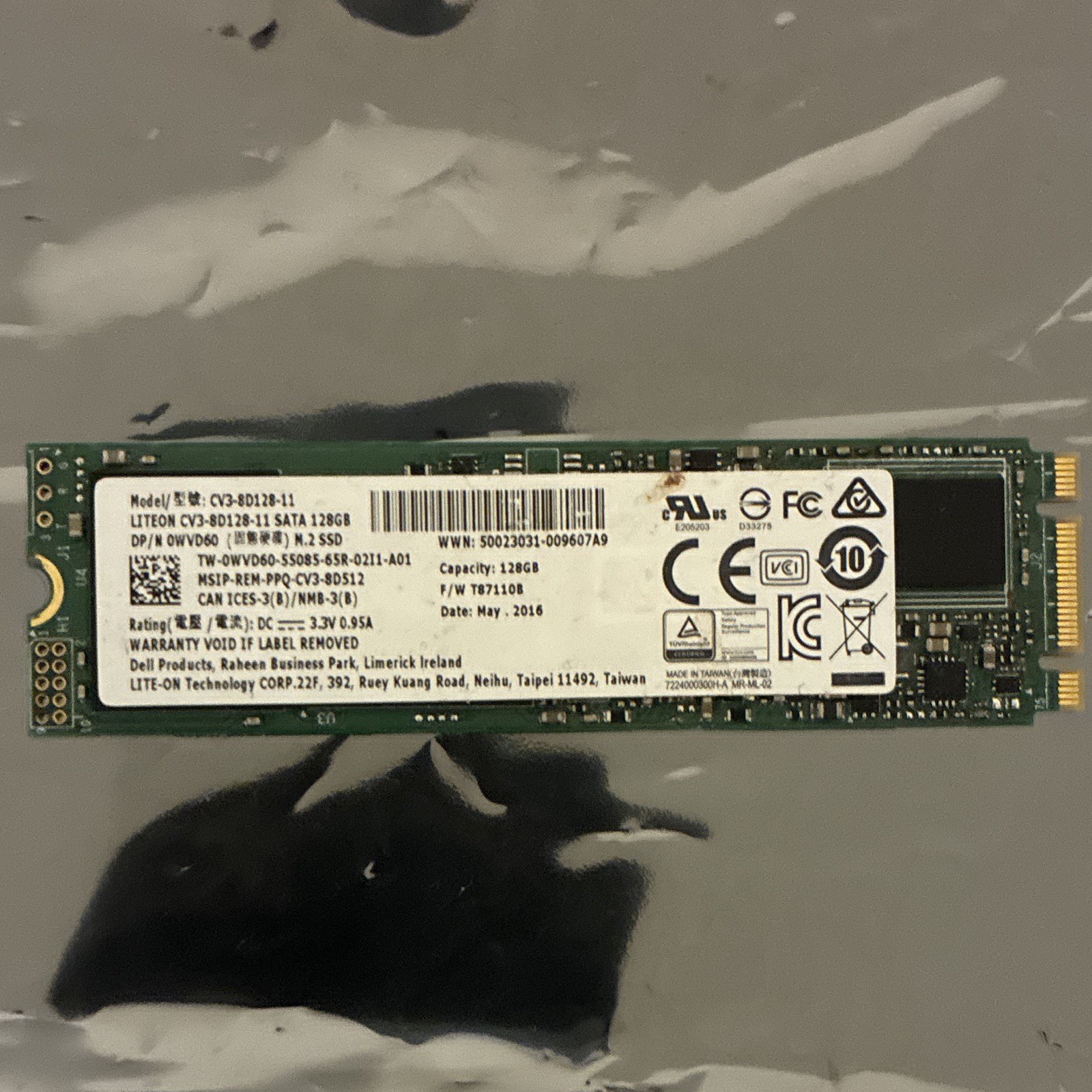 Lite-On 128GB M.2 SATA SSD