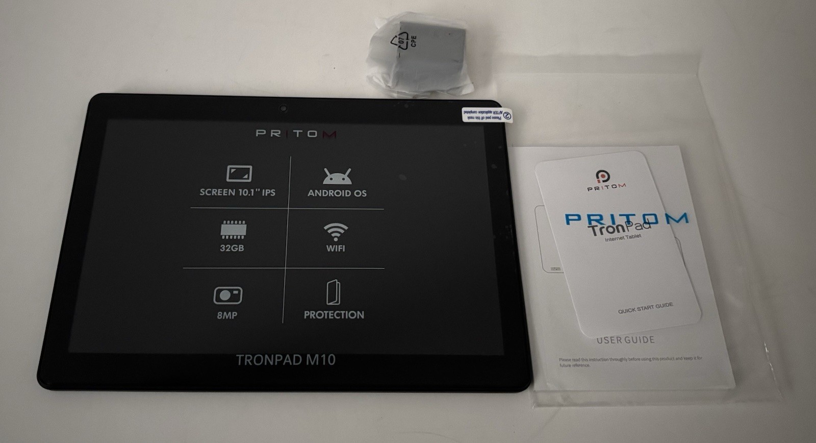 Pritom (TronPad) 10.1" Internet Tablet - Open Box