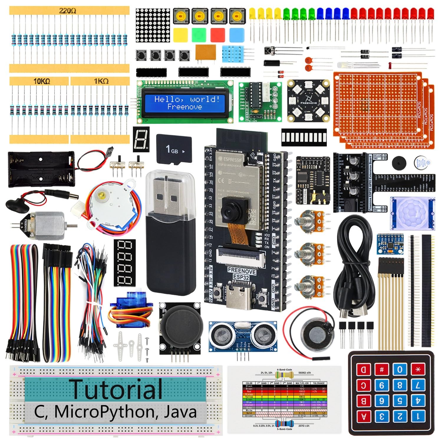 ESP32 Kit ESP32 Camera Board Ultimate Starter Kit