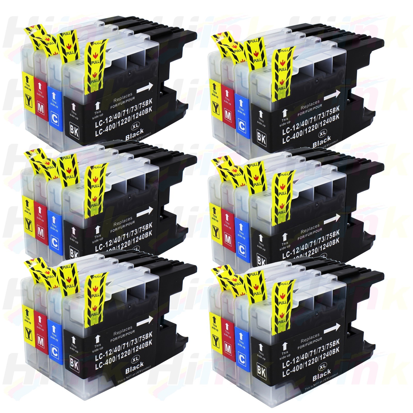 24PK LC75 XL Ink for Brother MFC-J430w MFC-J825DW MFC-J835W MFC-J625DWPrinter
