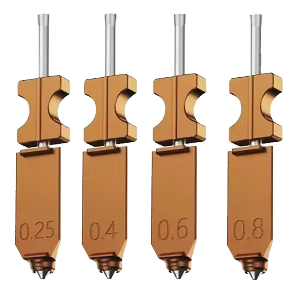 4/8/12/16Pcs 0.25-0.8mm Set For Flashforge AD5X Upgraded Harden Hotend Nozzle US