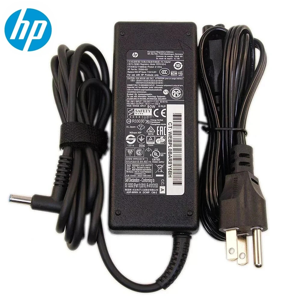 OEM Genuine 90W AC Adapter Charger 19.5V For HP 709986-003 710413-001 Blue Tip