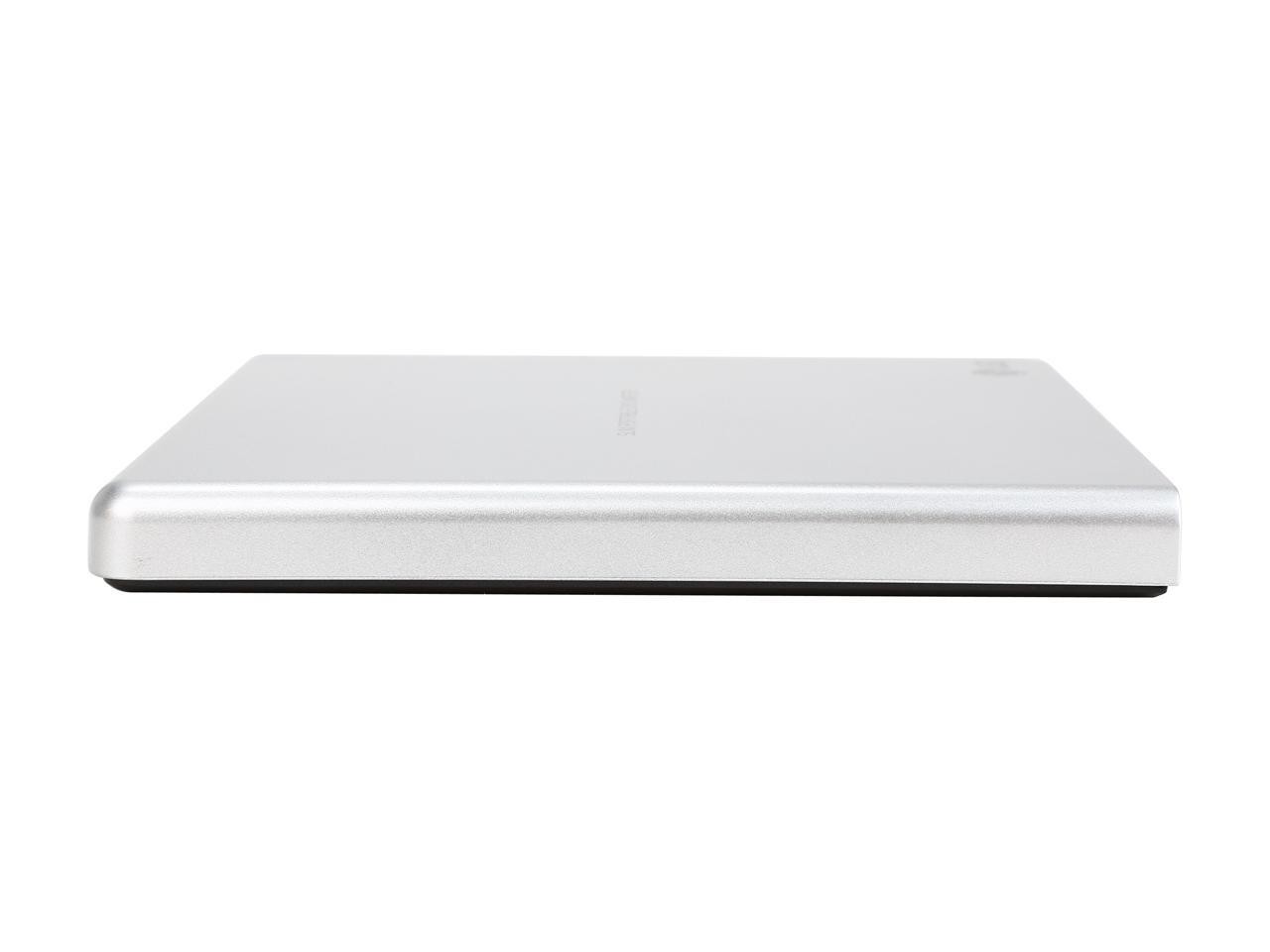 External CD / DVD Rewriter With M-Disc Mac & Surface Support (Silver)-model LG