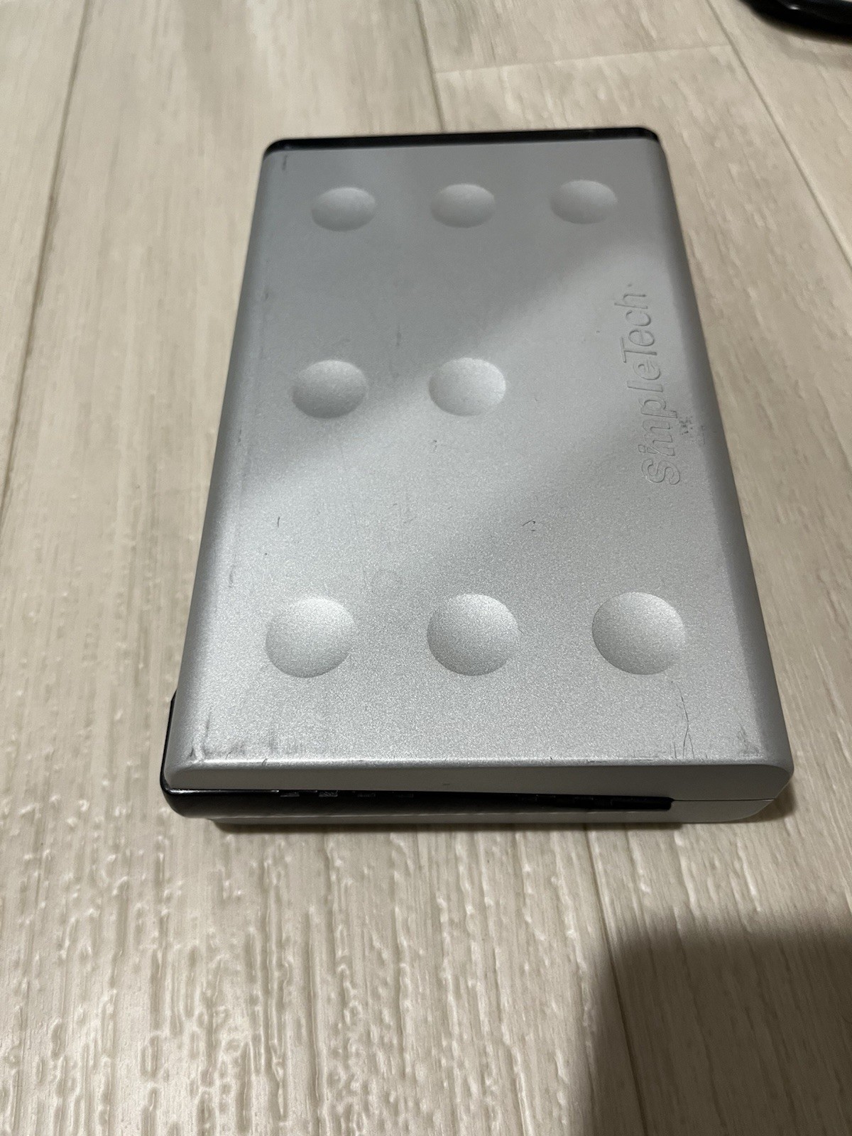 SimpleTech 250gb FireWire USB 3.5 External Hard Drive