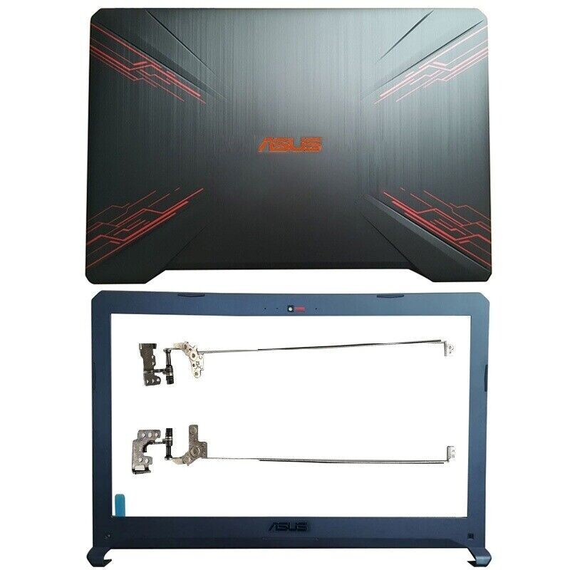 New Top LCD Back Cover & Bezel & Hinges for ASUS FX80 FX80G FX504G