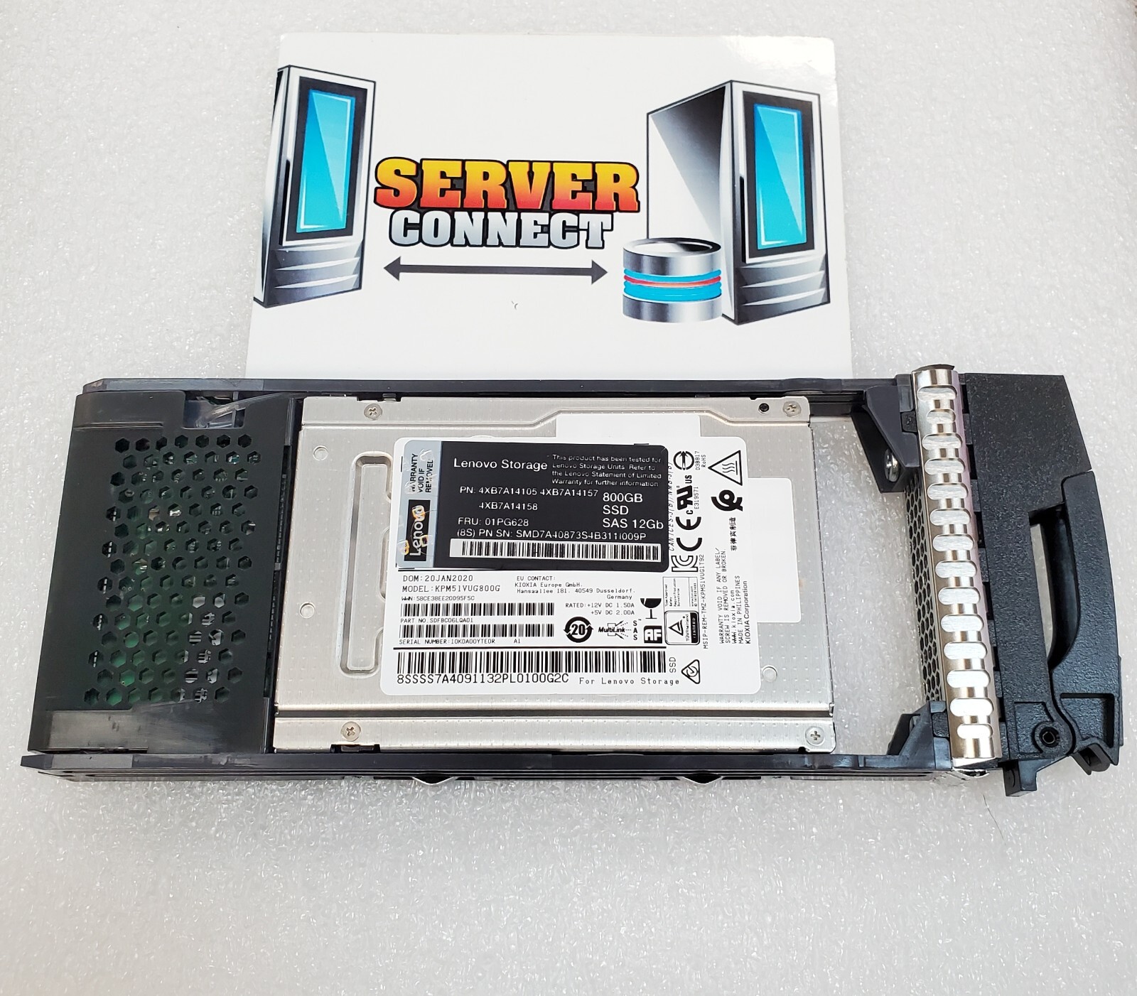 4XB7A14105 -- LENOVO ThinkSystem 800GB 2.5" SAS 12Gbps SSD HDD-- 01PG628