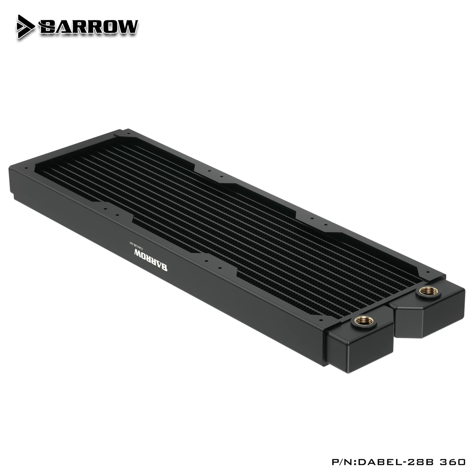 BARROW 28mm Thick Copper Radiator 240mm 360mm PC Water Cooling 12cm Fan