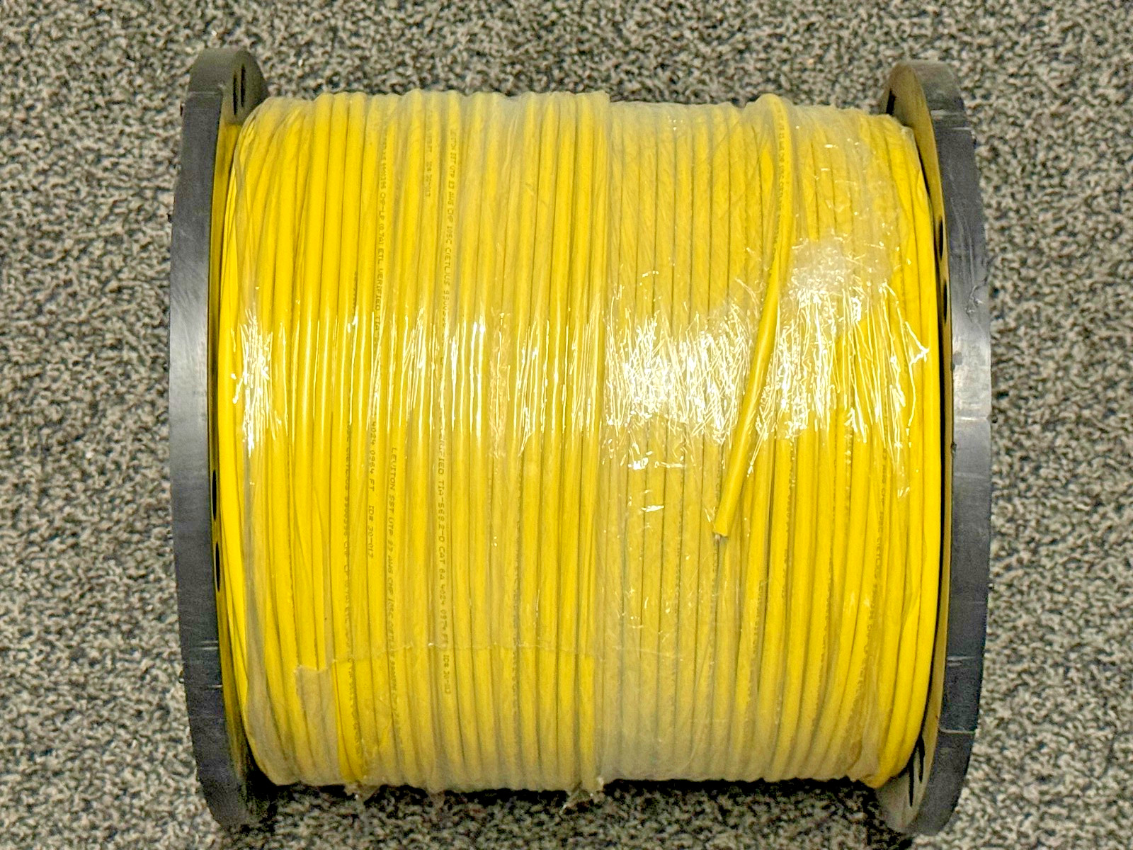 Berk-Tek Leviton 11140403 SST CAT6A Plenum CMP 1000ft Yellow 23AWG 10GbE UTP
