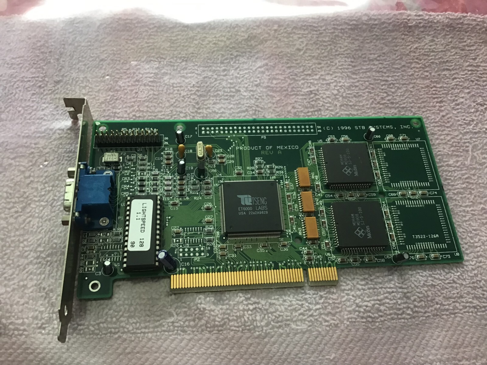 Vintage 1996 STB SYSTEMS INC LIGHTSPEED 128 1.1 PCI TSENG LABS ET6000 ( 1X0-0401