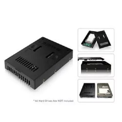 Icy Dock MB882SP-1S-2B SATA HDD 2.5" To 3.5" Caddy Converter (Lot Of 2)
