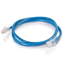 Quiktron Q-Series Patch Cords, CAT6, Non-Booted, Blue, 10 FT