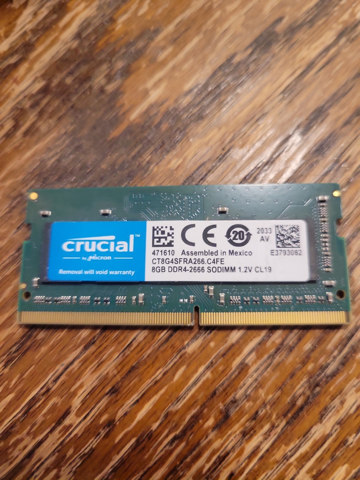 Crucial by Micron 8 GB RAM