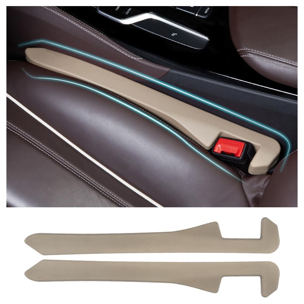 Car Seat Gap Filler 2 Pack  Flexible Organizer to Prevent Item Drops