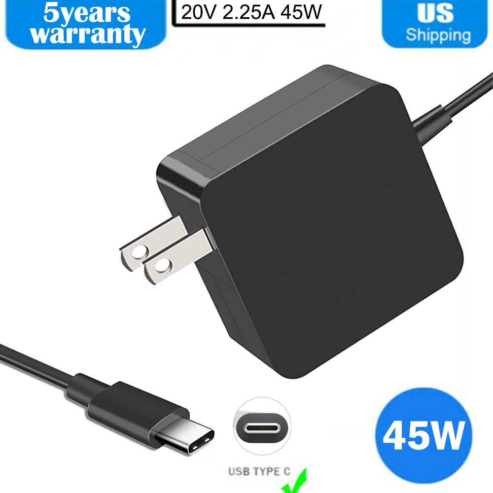 45W 65W 87W USB C Type C AC Adapter Charger For ASUS HP DELL Samsung Macbook LG