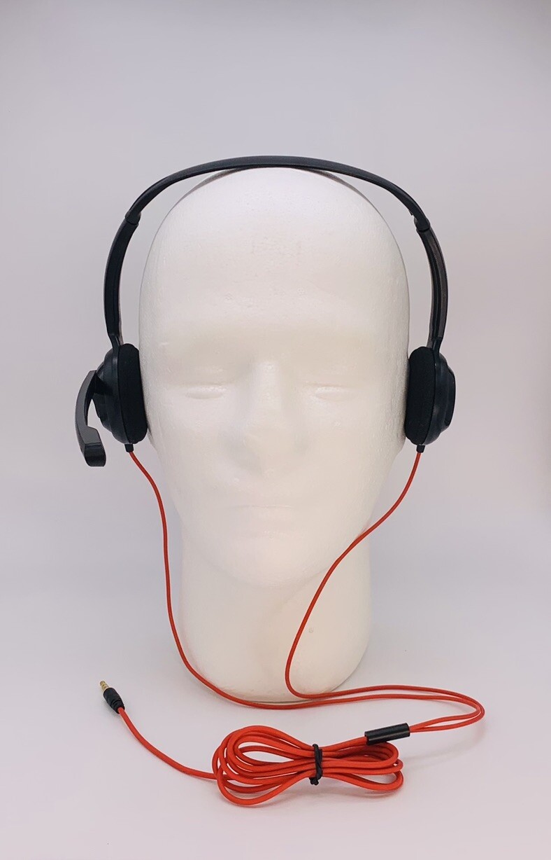 *NO CONTROL* Nubwo HW02 Computer Wired 3.5mm Headset w/ Microphone Only - Tested