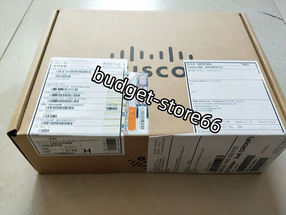 New Sealed Cisco PWR-4430-AC Power Supply Hot Plug Qty Available