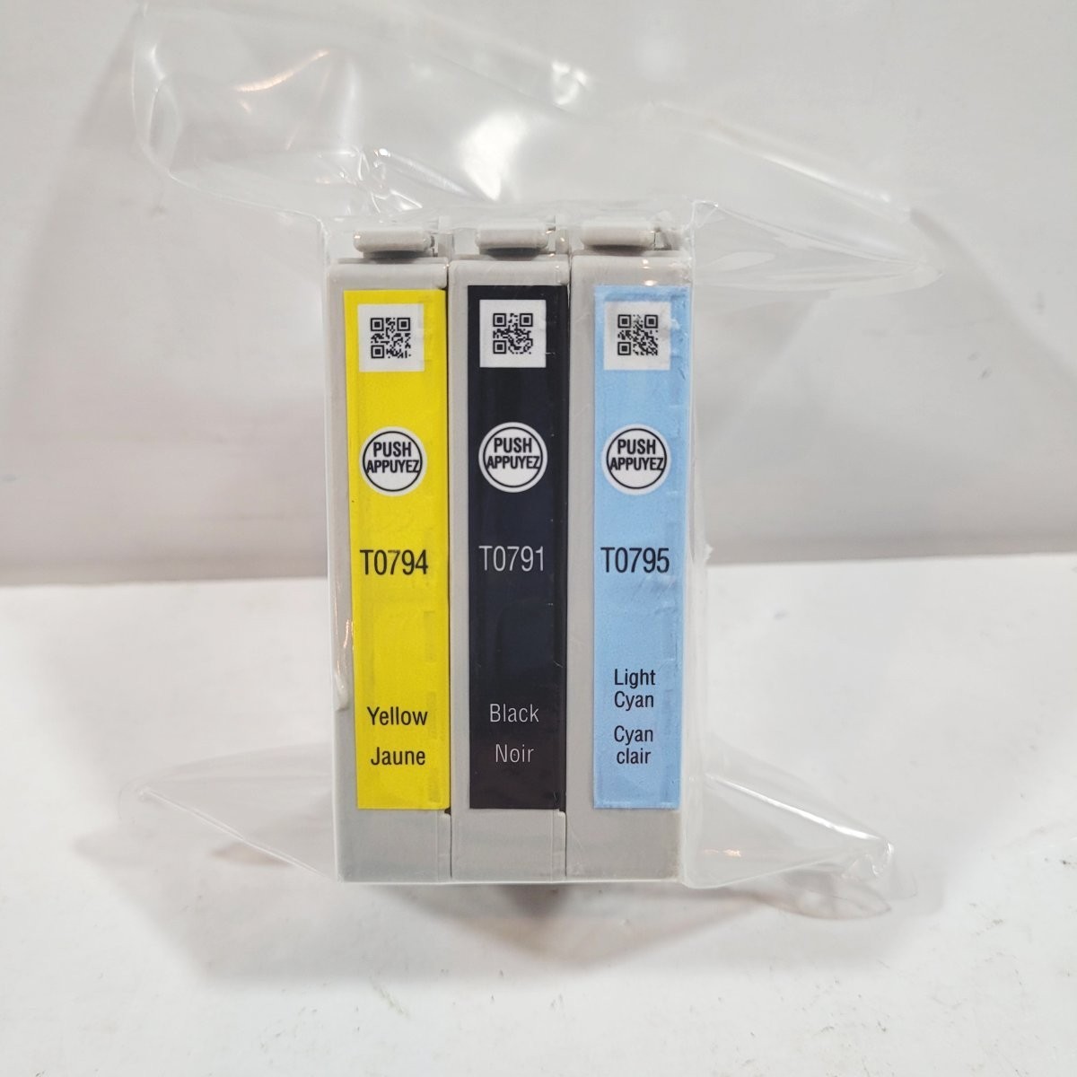 Genuine Epson 79 Ink Cartridges 3 Pack T0791 T0794 T0795 New Sealed OEM