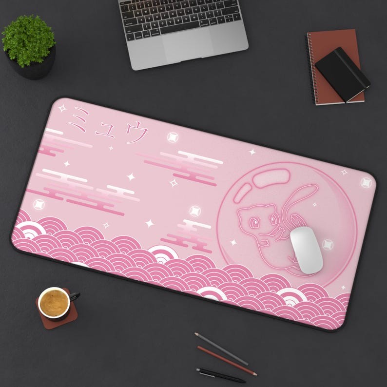 Bubble Mew Fairy Type - Mouse Pad Pokemon Desk Mat Accessories
