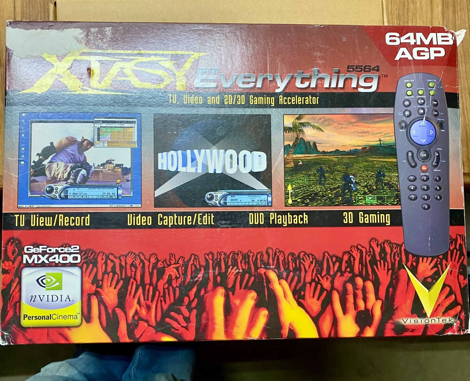 Nvidia GeForce2 5864 VisionTek Xtasy Everything 64MB AGP Video With Accessories