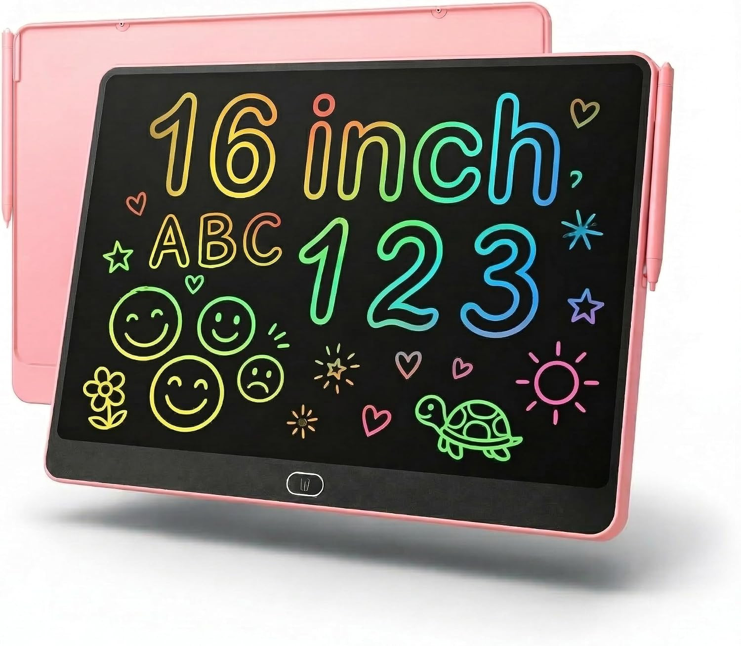 16 Inch Large LCD Writing Tablet for Kids, Colorful Reusable Electronic Doodle B