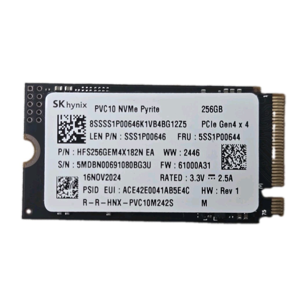 SK hynix PVC10 256GB M.2 2242 Gen4 x4 NVMe SSD Solid State Drive HFS256GEM4X182N