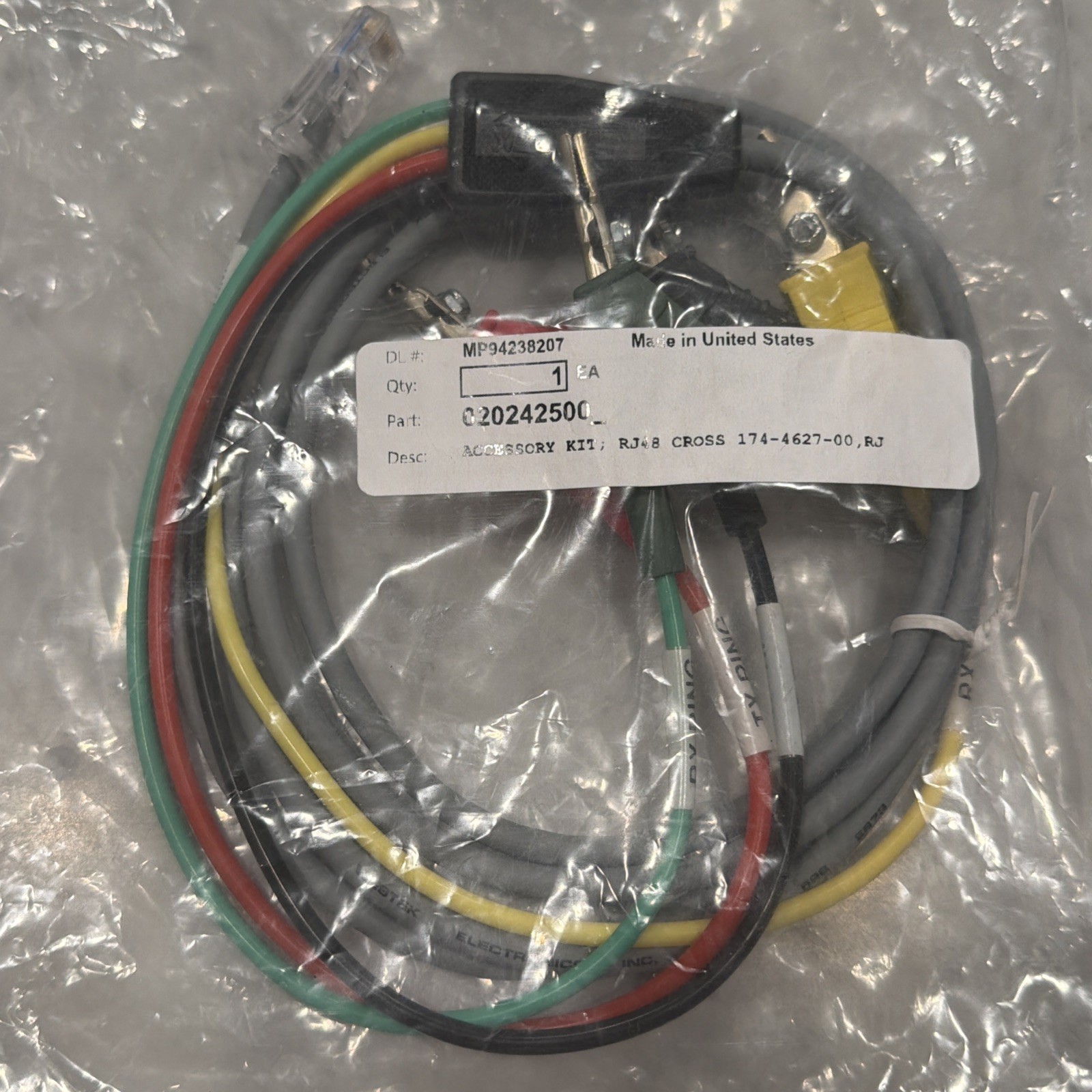 1A- Westek Electronics Inc. TC-16745/6 RJ45K PLG (4) LHTCAP 6ft