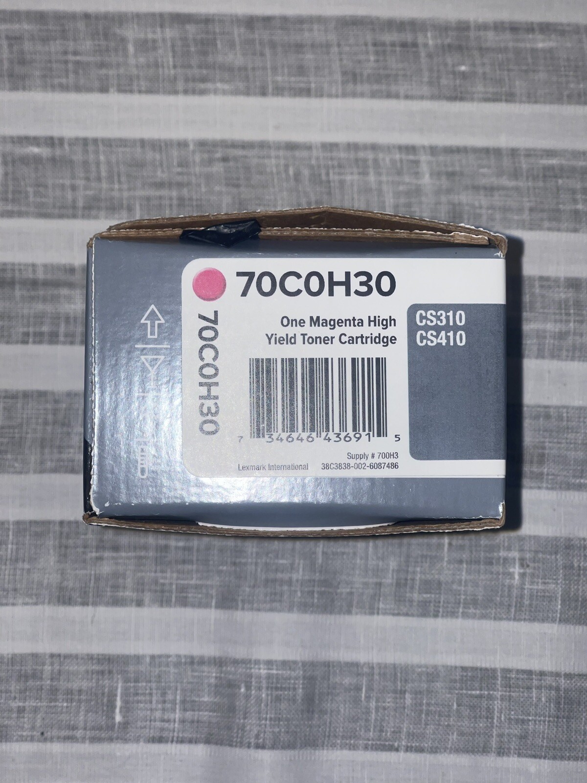 Genuine Lexmark 70C0H30 Magenta High Yield Toner Cartridge